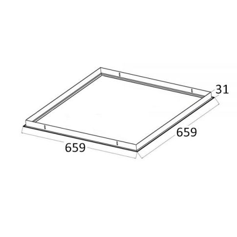 Isoled-Einbaurahmen-für Ledpanel-625x625-weiß-115613