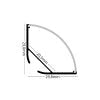 LED-Eck-Aluprofil-LP204-30×30 mm-incl.Abdeckung-opal, 1m