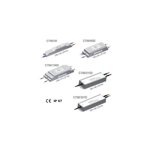 Hansen- Led- Converte-r C700/150D- AC 230V- DC 700mA- 52351700
