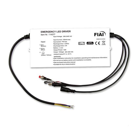 Isoled-Notstrom-Akkumodul-2600mAh-LED Panels-25-50V DC-114377