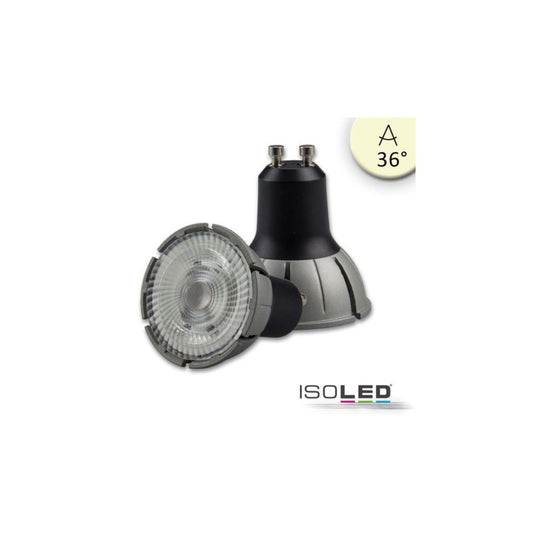 Isoled-Vollspektrum-LED Strahler-7W-GU10-4000K-COB-36°-dimmbar