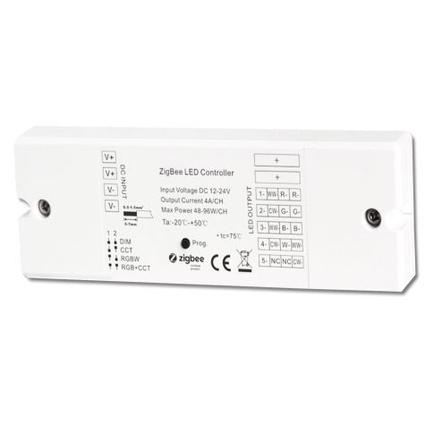 Isoled-ZigBee 3.0-PWM-Dimmer-5 Kanal-12-24V DC- 5x4A-114729