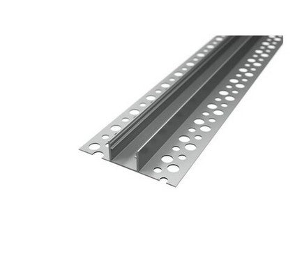 LED Trockenbau U-Einbau-Profil eloxiert 57,5 x 13mm opal 200cm