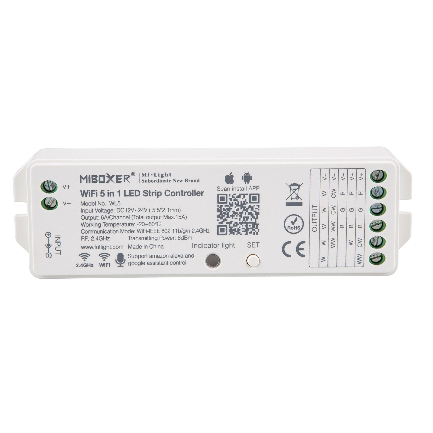 Miboxer-5-in-1-WiFi-LED-Streifen-Controller-WL5