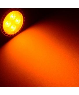 David -Led-5,5W-GU10-30°- amber-240V- dimmbar-600nm